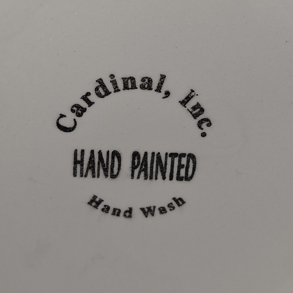 Cardinal Hand Painted Mug Colorful Artsy Cat And Fish EUC - Picture 7 of 7